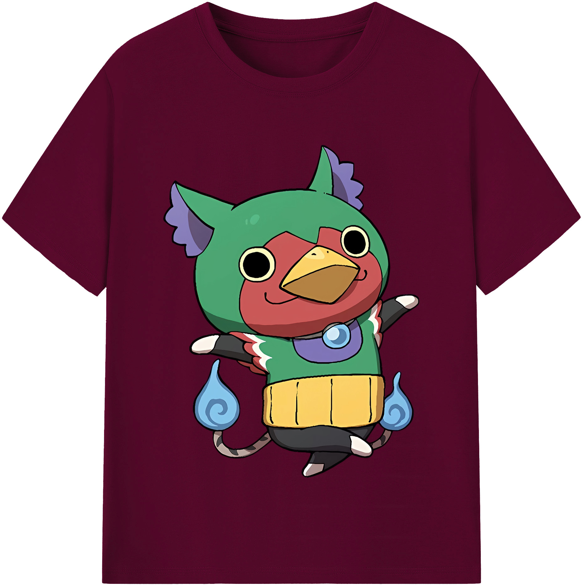 （画像用） 妖怪ウォッチ Yo-kai Watch レディースカジュアルプリントTシャツ（綿100％）